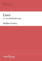 Love SATB choral sheet music cover